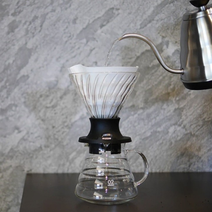 Hario Immersion Switch Dripper 2 koppar. Inkl. 40 st. filter