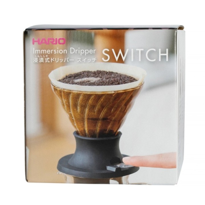 Hario Immersion Switch Dripper 2 koppar. Inkl. 40 st. filter