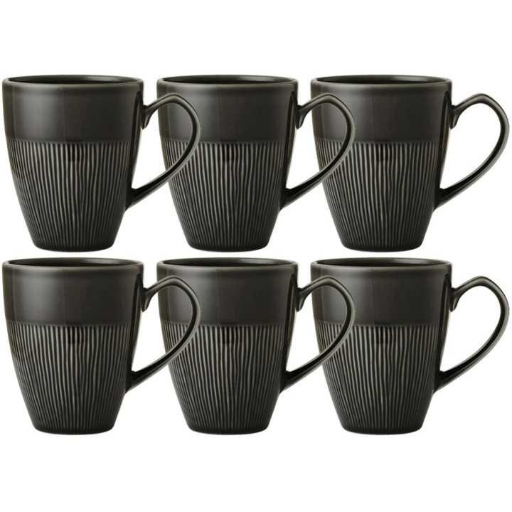 Colormix Mugg 0,32L 6 st Antracitgrå