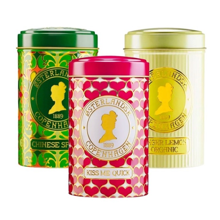 Østerlandsk Thehus Mix 3 x 125g Kinesisk Vår, Ingefära & Citron & Kyss Mig Snabbt