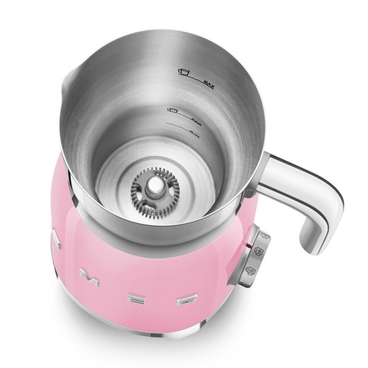 Smeg MFF01PKEU Mjölkskummare Rosa