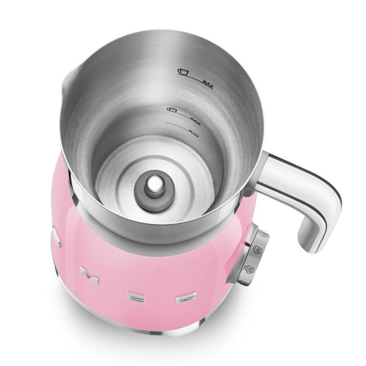 Smeg MFF01PKEU Mjölkskummare Rosa