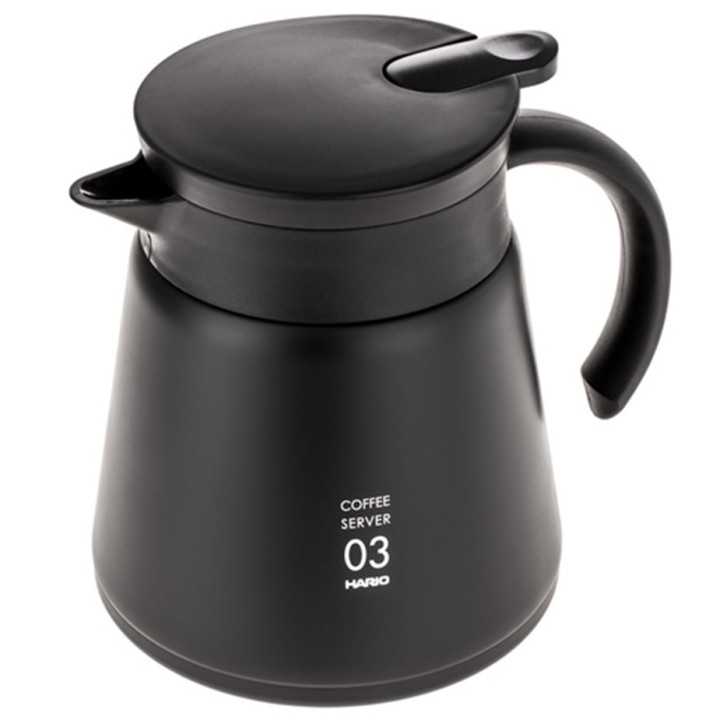 Hario V60-03 Rostfritt Stål Server 0,8L Svart