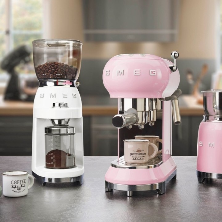 Smeg CGF01WHEU Kaffekvarn Vit