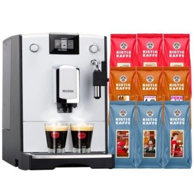 Nivona NICR 560 Vit Espressomaskin inkl. 4,2kg Rigtig Kaffe