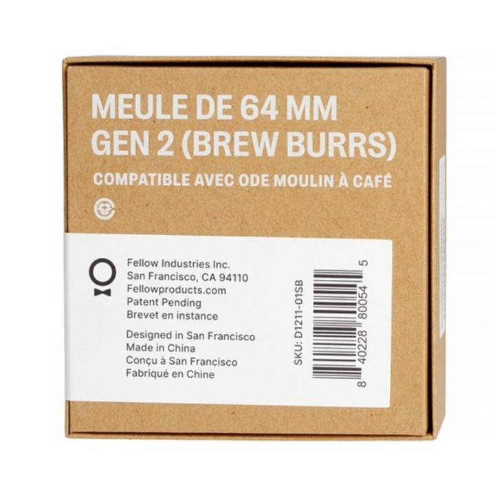 Fellow Ode Brew Burrs - Uppgraderingsknivar för Gen 1.1