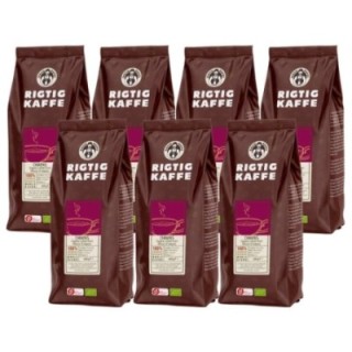 Rigtig Kaffe Ekologisk Chiapas 7x400g Hela kaffebönor