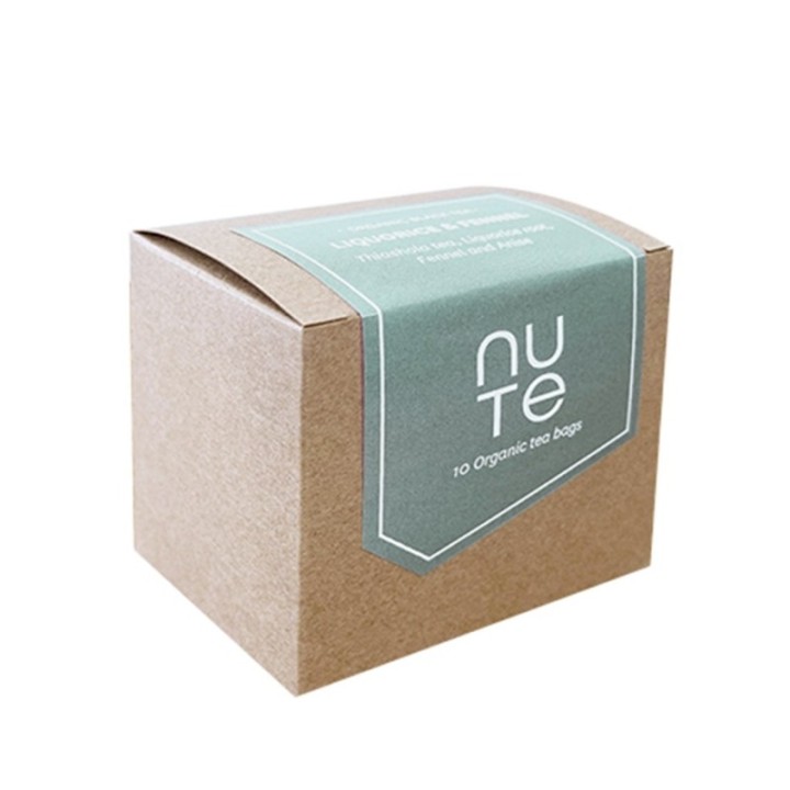 NUTE Lakrits & Fänkål Ekologiska Tepåsar 10 st