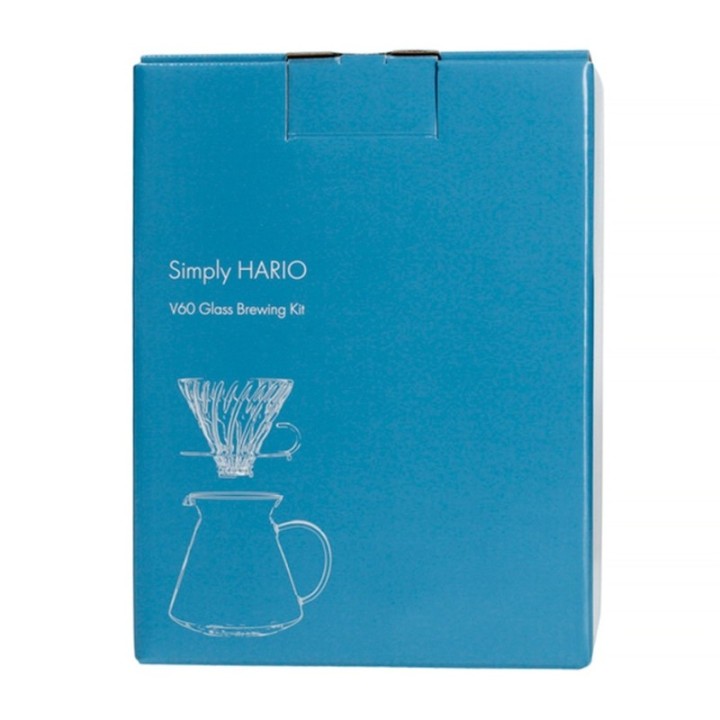 Hario V60 Dripper & Server inkl. 40 st. pappersfilter
