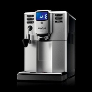 Gaggia Anima Deluxe Stål/Svart Espressomaskin inkl. 6x400g Rigtig Kaffe Ekologisk