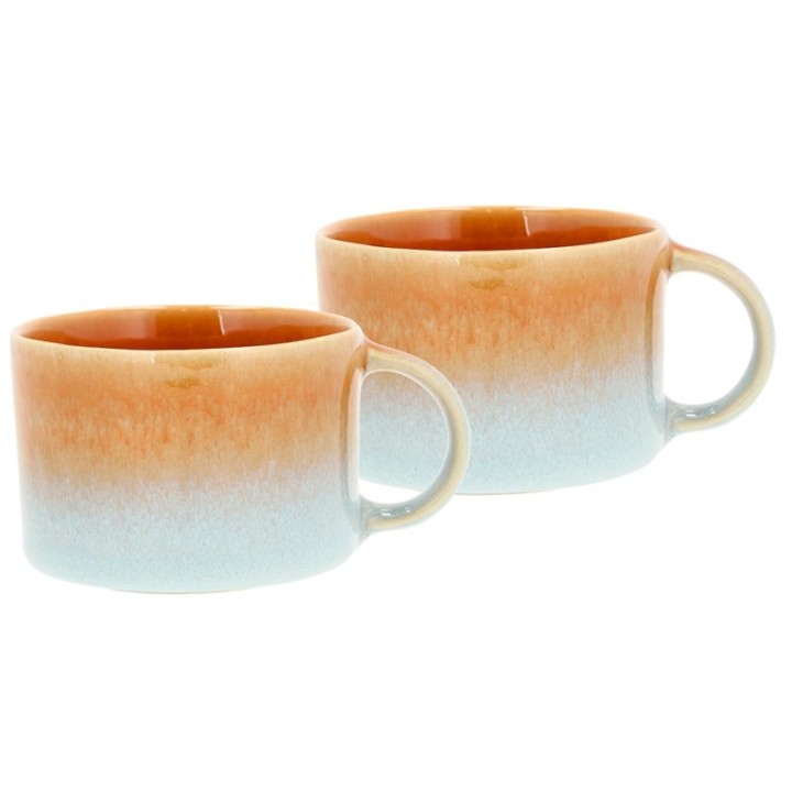 Villa Collection Styles Mugg med handtag 16 cl 2 st Blå/Bärnsten