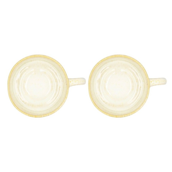 Villa Collection Styles Mugg med öra 16 cl 2 st Creme/Sand