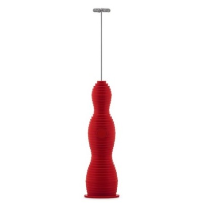 Alessi Pulcina Mjölkskummare Röd