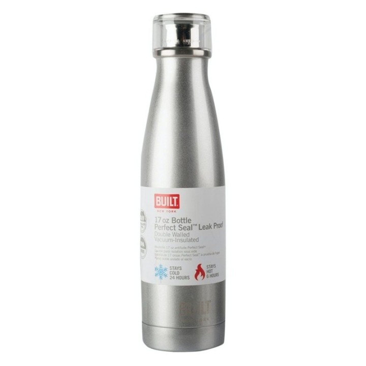 BUILT Perfect Seal Termoflaska 0,5 l Silver