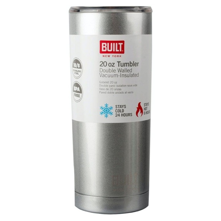 BUILT Perfect Seal Resemugg 0,59 L Silver