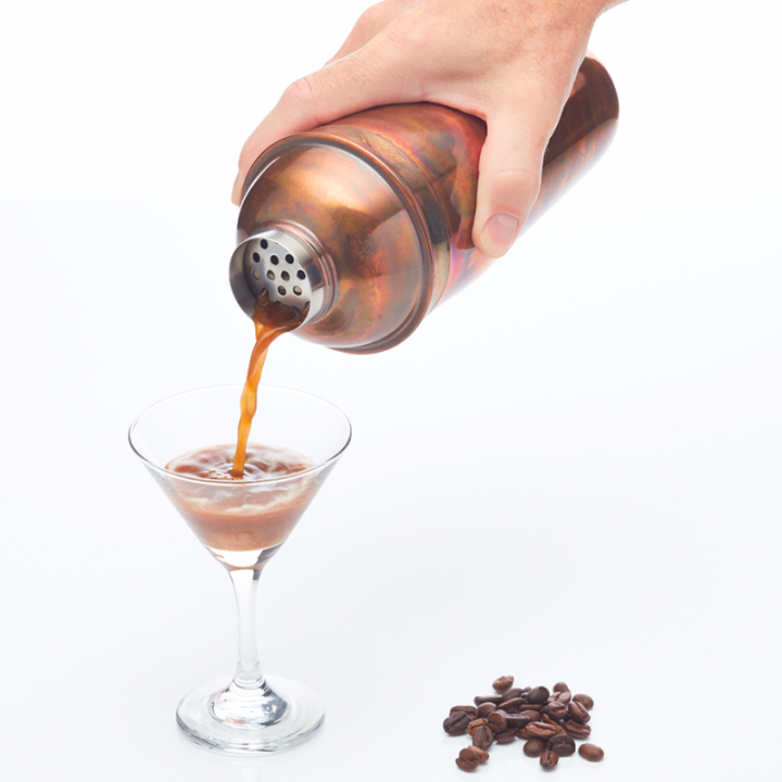 BarCraft Cocktailshaker 0,7 L Koppar