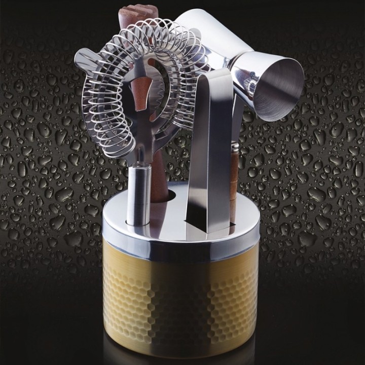 BarCraft Barsats 5 Delar Guld