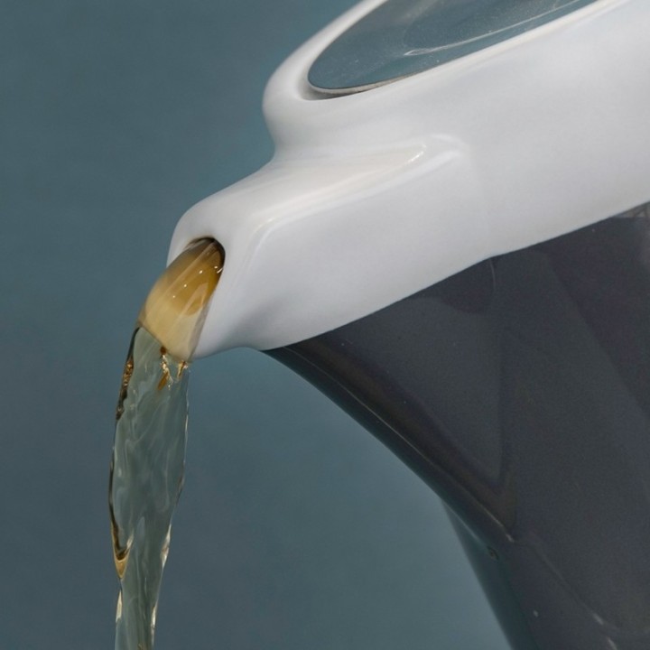 La Cafetière Barcelona 4 koppar Tebryggare Cool grå