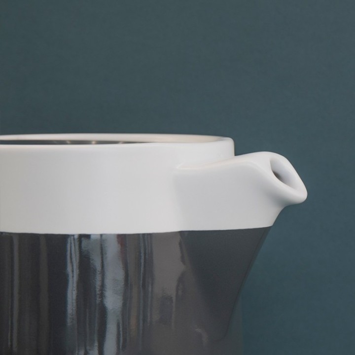 La Cafetière Barcelona 4 koppar Tebryggare Cool grå