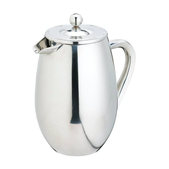 La Cafetière 3-kopps stempelkanna i stål