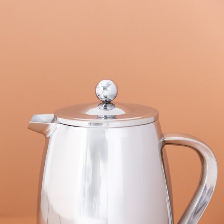 La Cafetière 8 Kop. Stempelkanna Stål