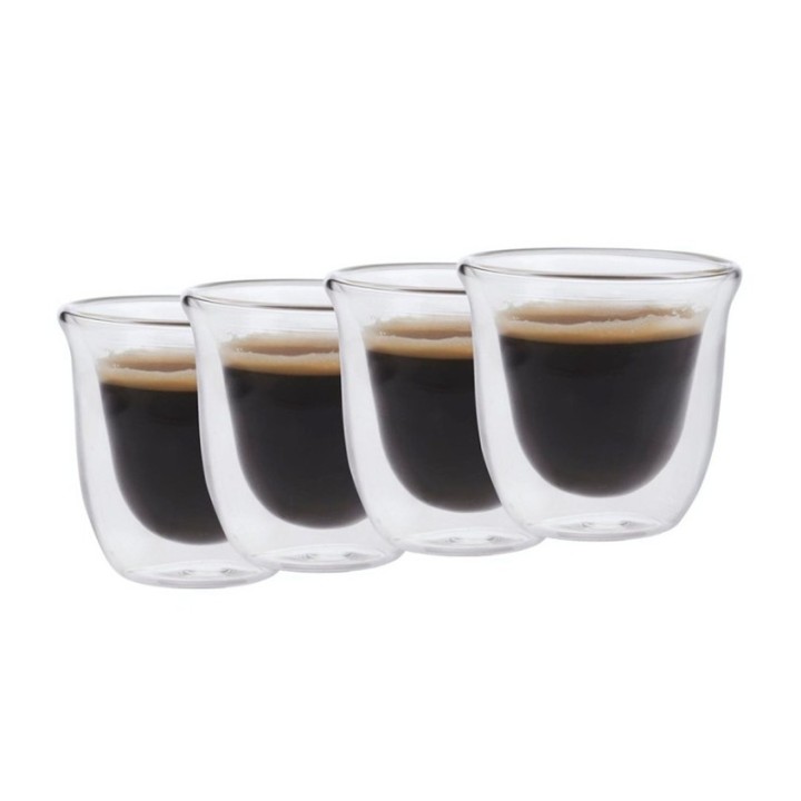 La Cafetière Dubbelväggiga espressoglas 7,5 cl 4 st
