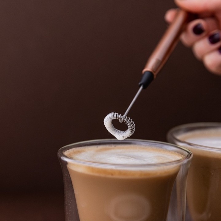 La Cafetière Mjölkskummare Koppar