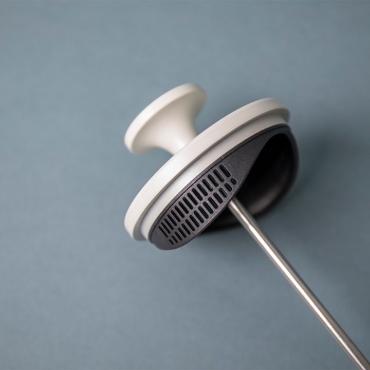 La Cafetière Pisa 3-kopps stempelkanna Vit