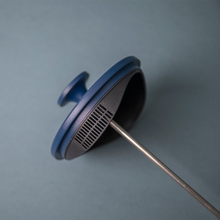 La Cafetière Pisa 3-kopps stempelkanna marinblå