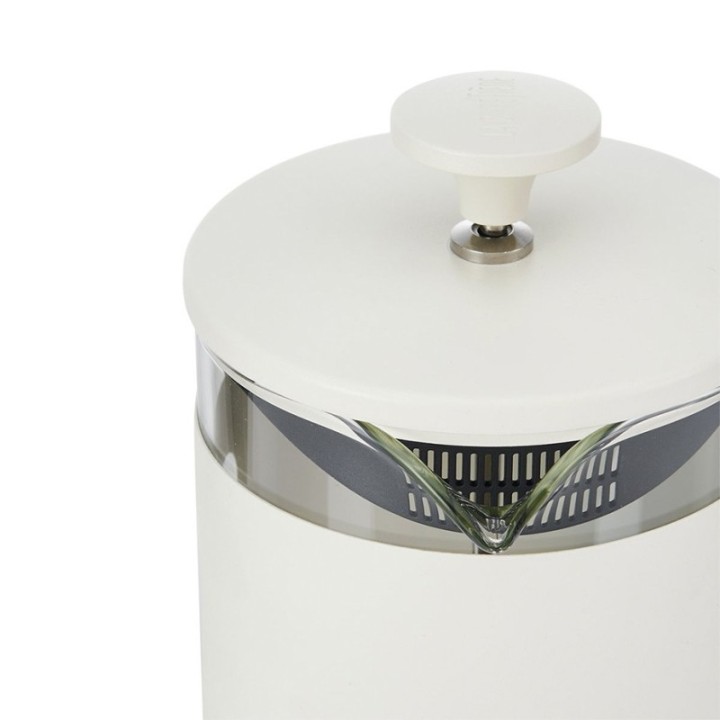 La Cafetière Pisa 8 koppar Stempelkanna Vit