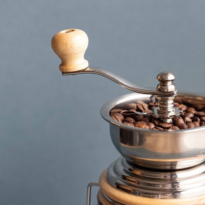 La Cafetière Manuell Kaffekvarn i Stål