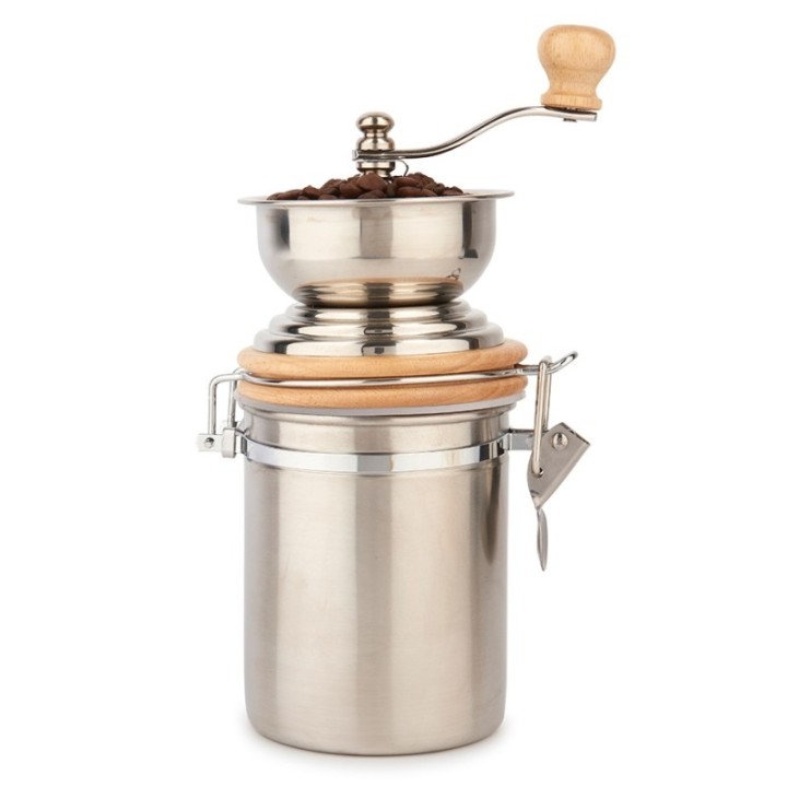 La Cafetière Manuell Kaffekvarn i Stål