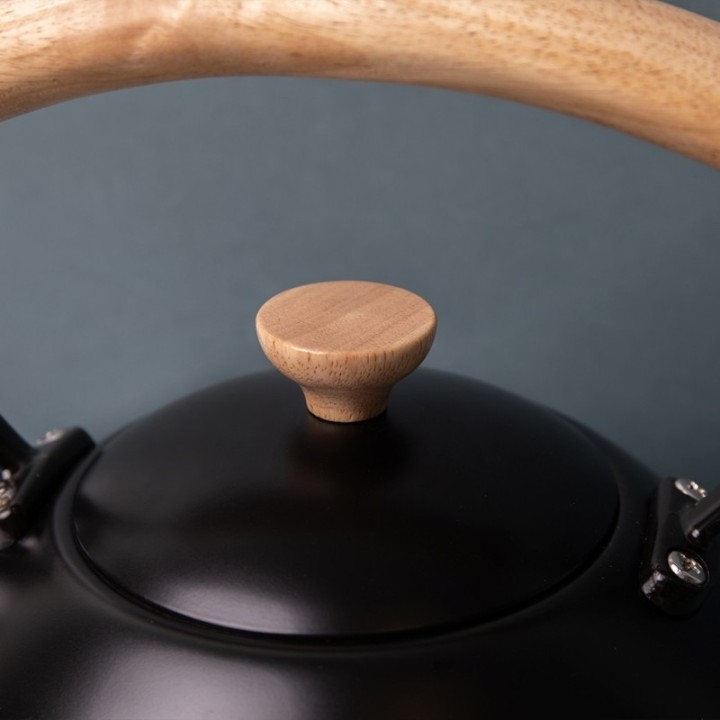 La Cafetière 1,6 L Kittel Svart med trä