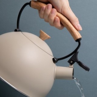 La Cafetière 1,6 L Kittel Latte med trä