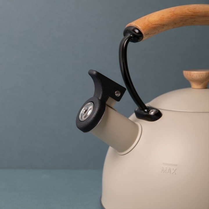 La Cafetière 1,6 L Kittel Latte med trä