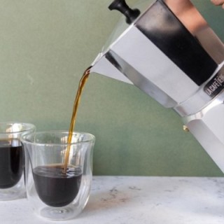 La Cafetière Venice 12 koppar espressokanna stål