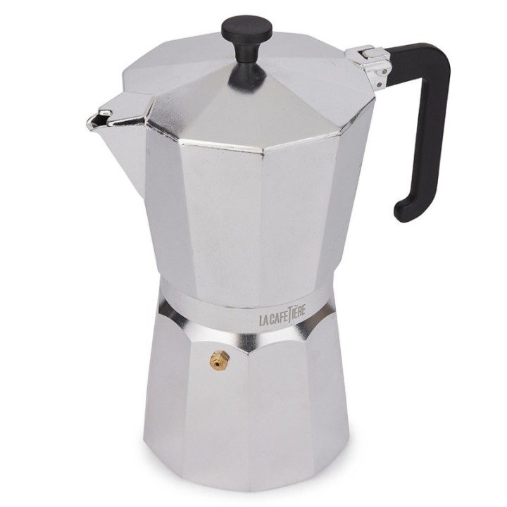 La Cafetière Venice 12 koppar espressokanna stål