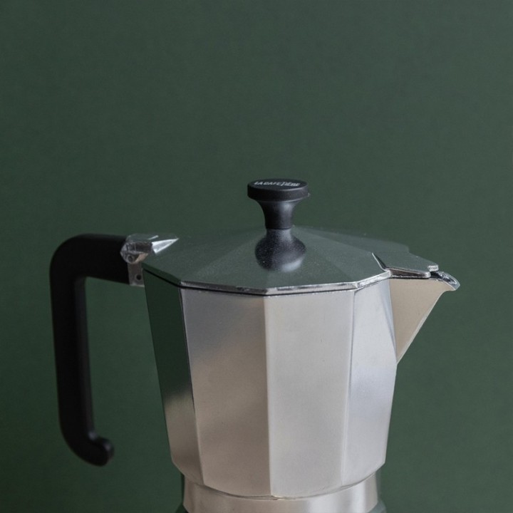 La Cafetière Venice 9 koppar espressokanna Stål