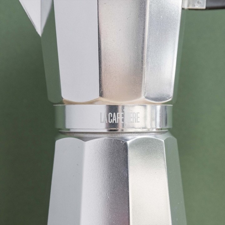 La Cafetière Venice 9 koppar espressokanna Stål