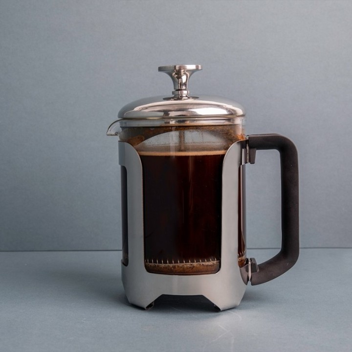 La Cafetière Roma 4 koppar presskanna i rostfritt stål