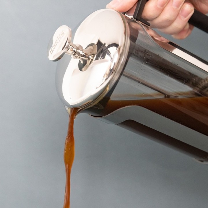 La Cafetière Roma 6 Koppar Stempelkanna Rostfritt Stål