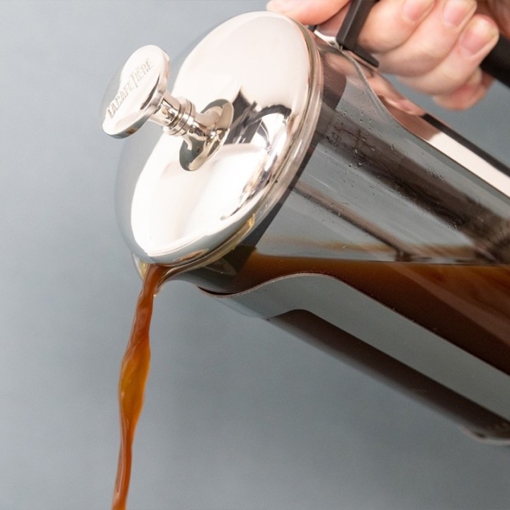 La Cafetière Roma 8 koppar stempelkanna rostfritt stål