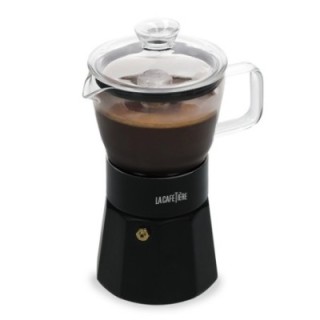 La Cafetière Verona 6 koppar espressokanna svart