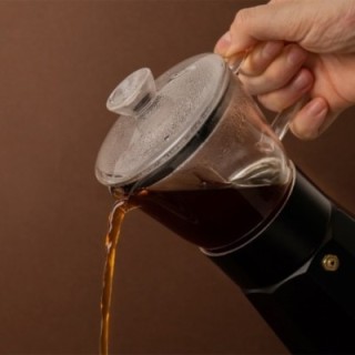 La Cafetière Verona 6 koppar espressokanna svart