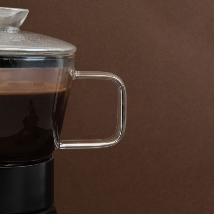 La Cafetière Verona 6 koppar espressokanna svart