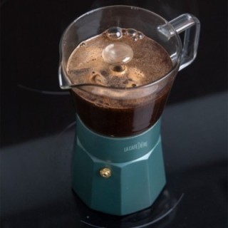 La Cafetière Verona 6 kop. espressokanna grön