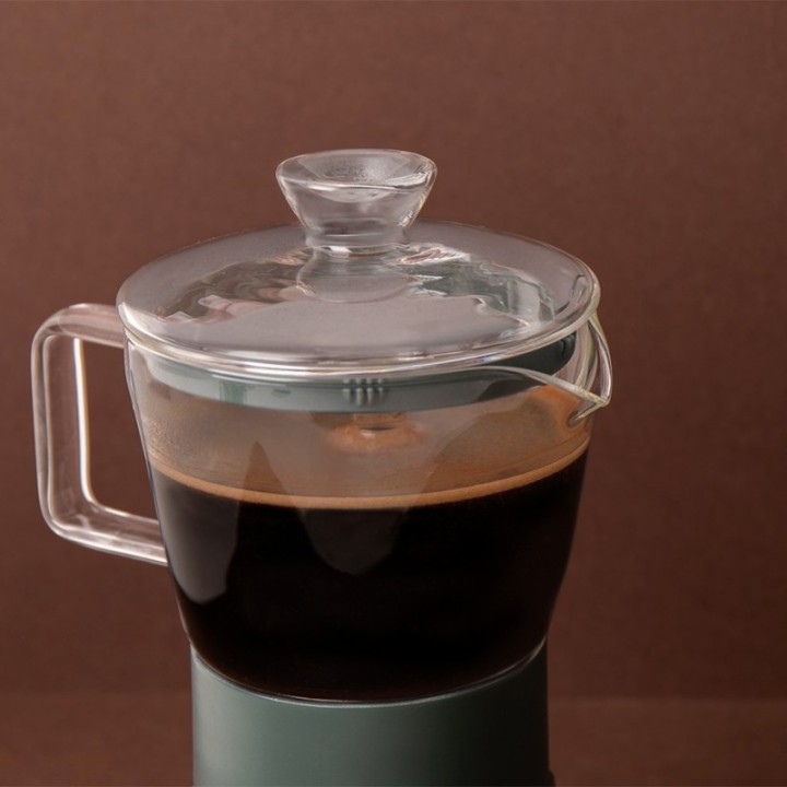 La Cafetière Verona 6 kop. espressokanna grön