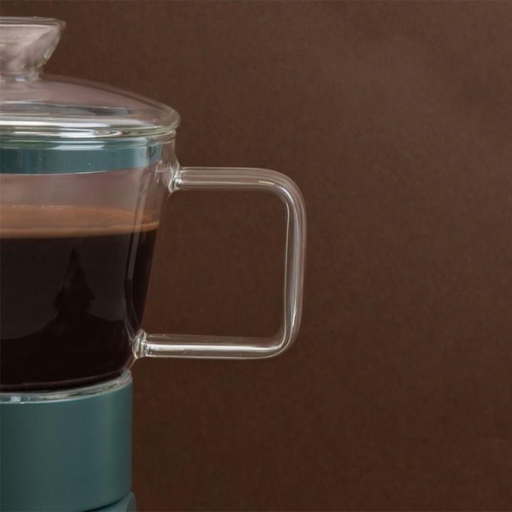 La Cafetière Verona 6 kop. espressokanna grön