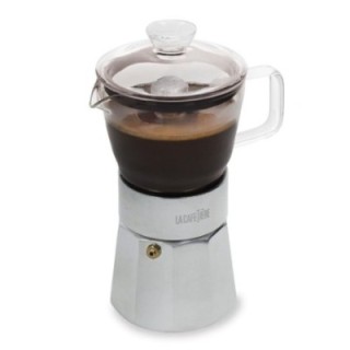 La Cafetière Verona 6 koppar espressokanna i stål