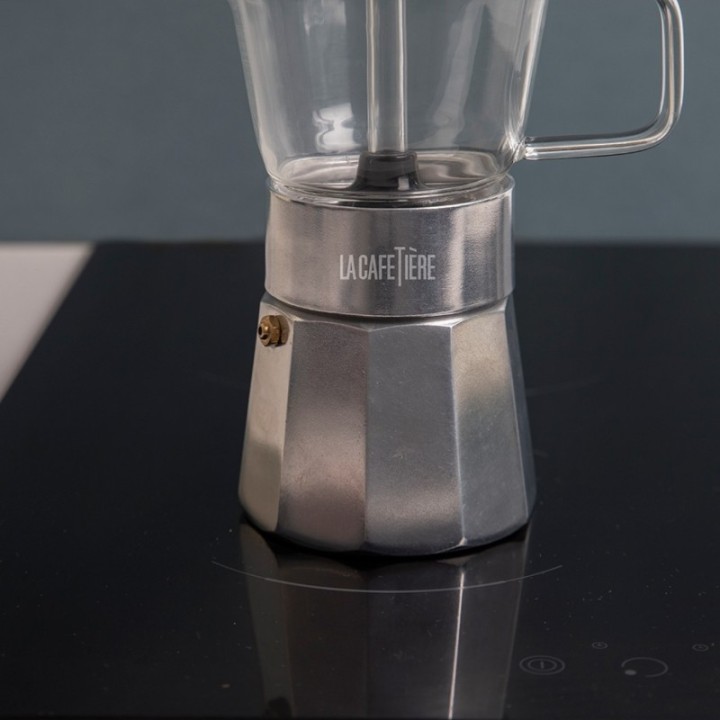 La Cafetière Verona 6 koppar espressokanna i stål